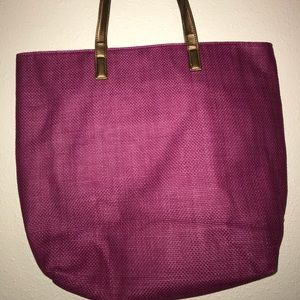 Pink/purple tote bag